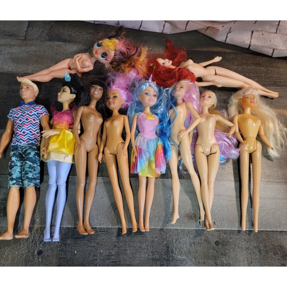 Barbie lol Suprise doll AS IS princess Ken girl boy toy unicorn lot set